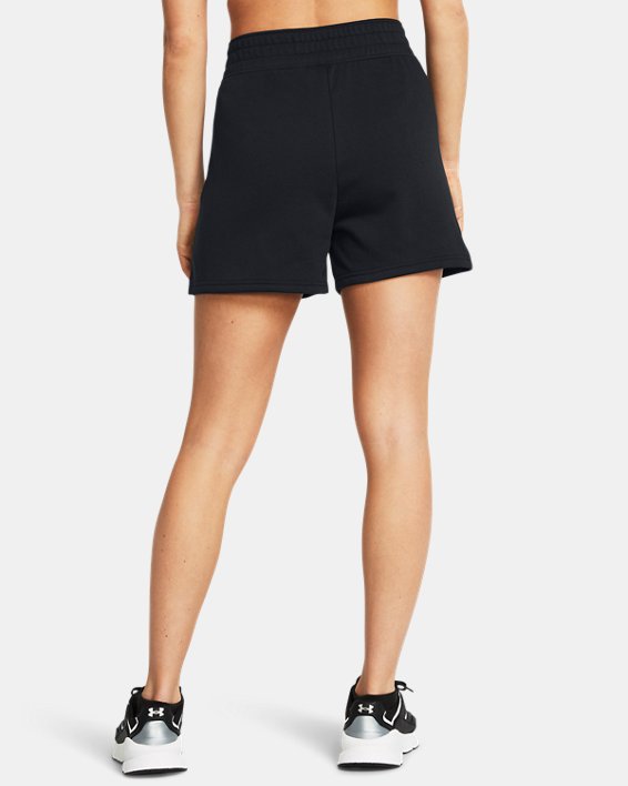 Women's UA Rival Terry Shorts in Black image number 1